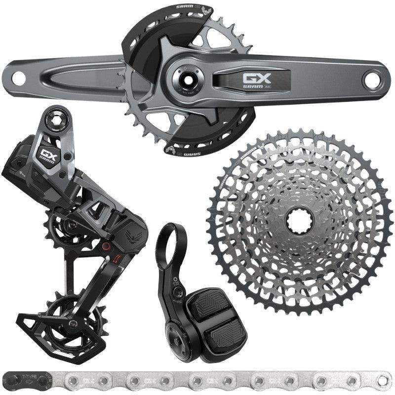 GX Eagle Transmission AXS Groupset 165mm 10-52t Dark Polar