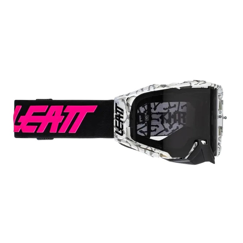 Leatt Velocity 6.5 MTB Goggle – Bones – 2021 Bones Smoke – 28% Lens