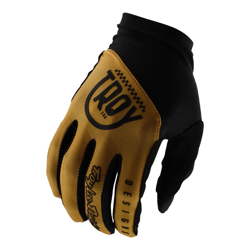 Troy Lee Designs Flowline MTB Glove – Eyez – Gold Gold Small