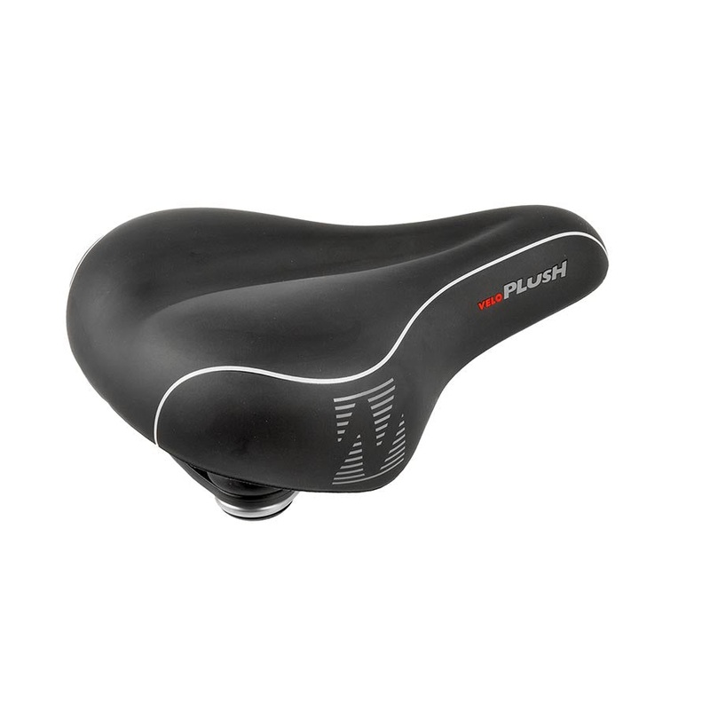 Velo Plush Elasto MF Saddle 275 x 211mm Black