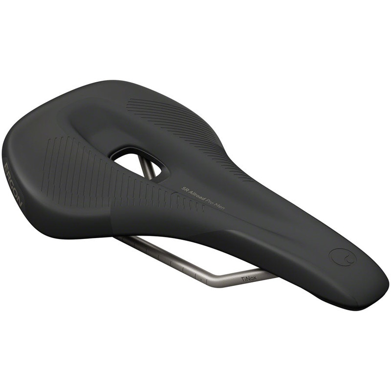 Bike Saddle Ergon SR Allroad Pro – TiNox SL, Black, Men’s, Small/Medium