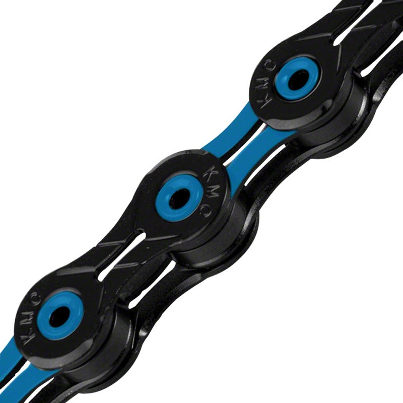KMC X11SL Chain: 11-speed 116 Links, DLC Black/Blue