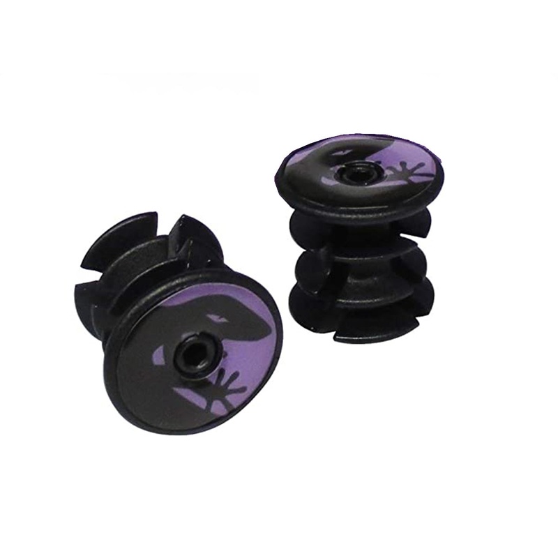 Lizard Skins DSP Bar Tape Plugs – Violet Purple Violet Purple
