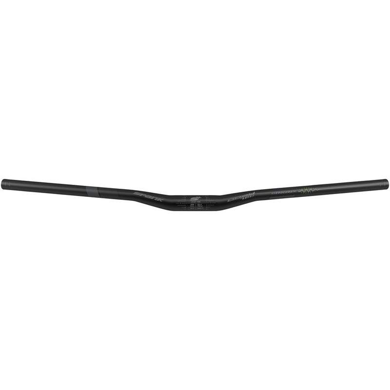 Spank Oozy Trail Vibrocore Handlebar 780mm Wide, 15mm Rise, 31.8mm Clamp, Black