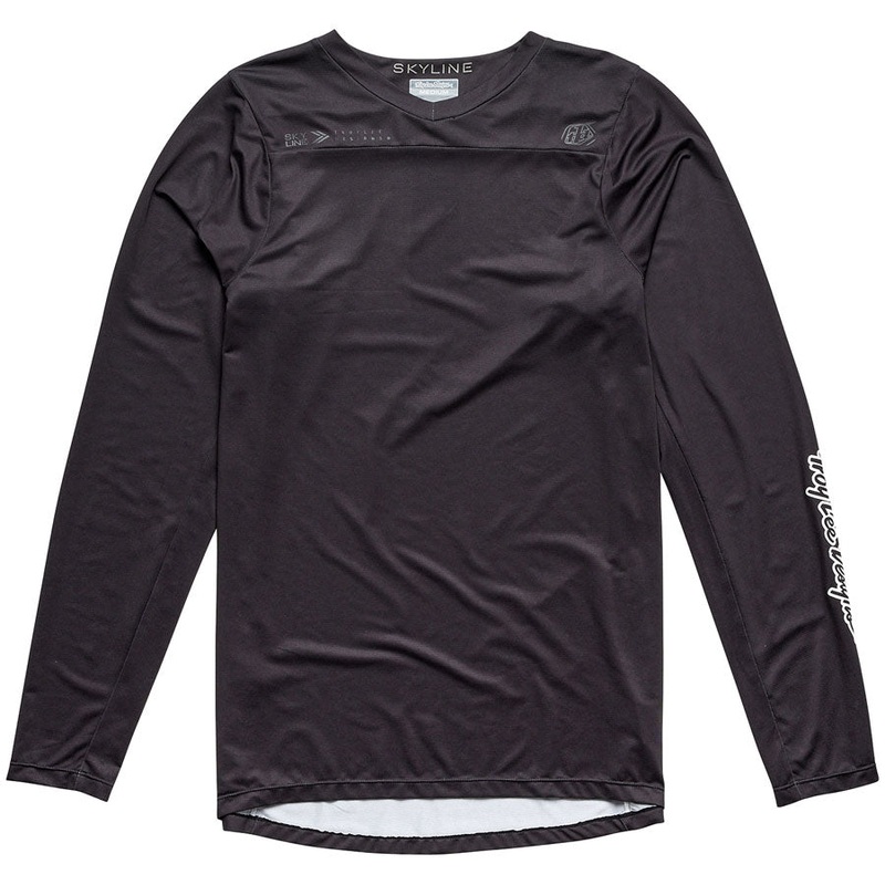 Troy Lee Designs Skyline Long Sleeve Jersey   Mono Black, 2X-Large