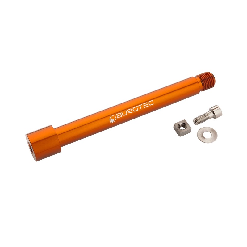 Burgtec Fox Fork 2021+ Axle 15x110mm – Iron Bro Orange