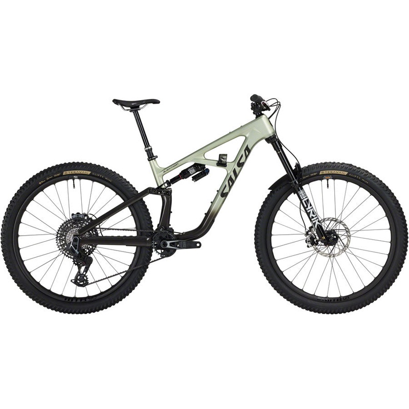 Salsa Blackthorn 145 C XO AXS Transmission Bike – 29″, Carbon, CoffeeBlack / Sage, X-Large