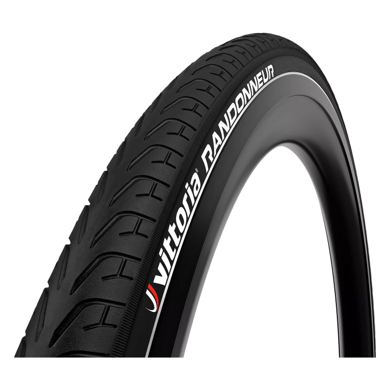 Vittoria Randonneur Reflect Tire – 700 x 35 Clincher Wire Black