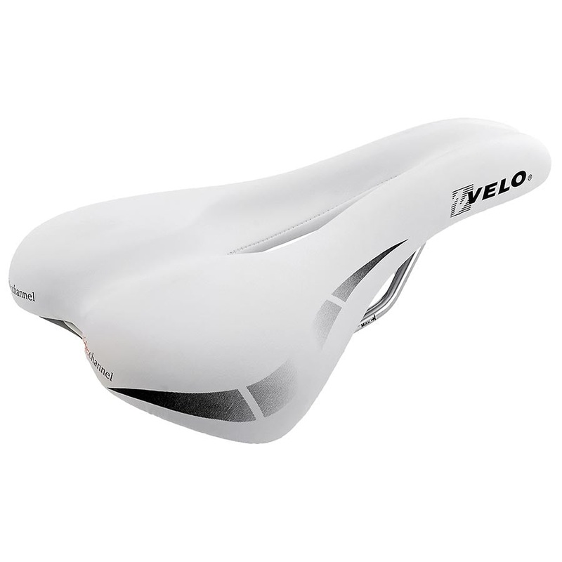 Bike Saddle Velo WC Touring 270 x 175mm, 358g, White