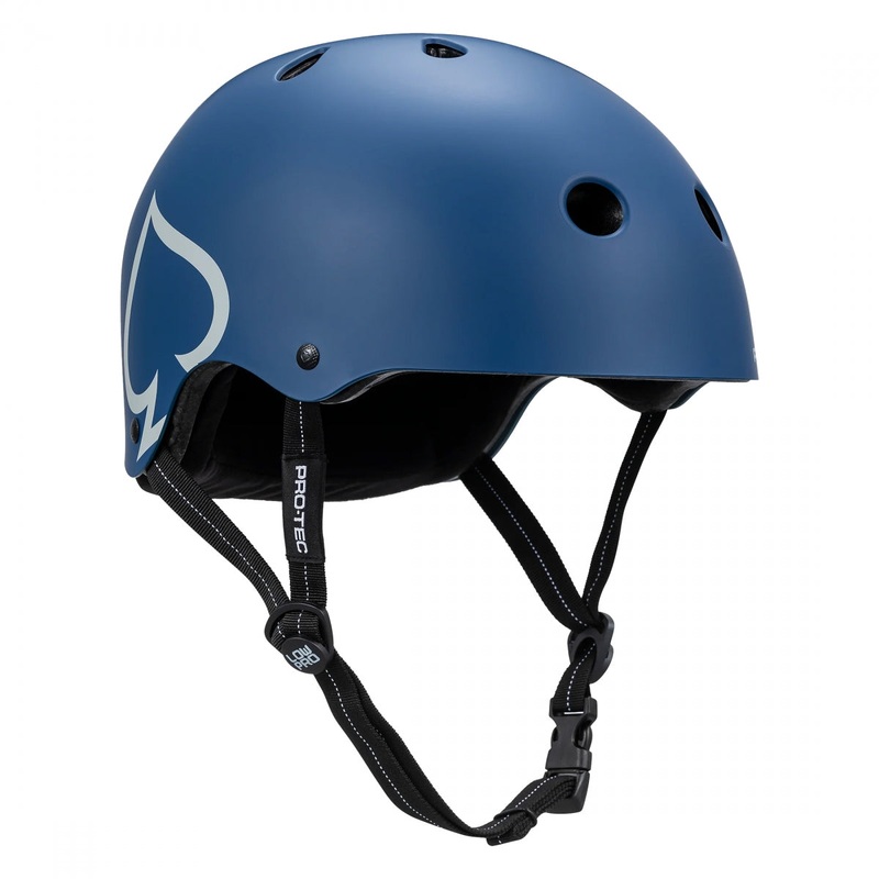 BMX Helmet Protec Low Pro Certified SM/MD 20.85 to 22.45in (53 to 57 cm) Matte Blue BMX/Skate