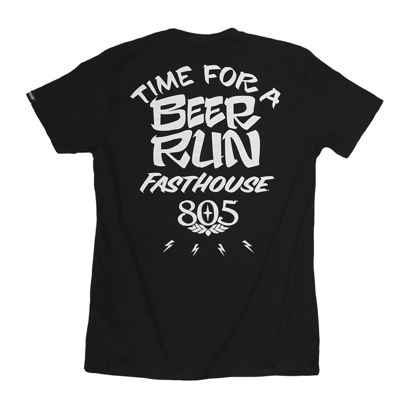 Fasthouse Beerdude Tee – Black Black Small