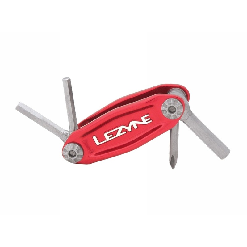 Lezyne Stainless 4 Multi-Tool – Red Red