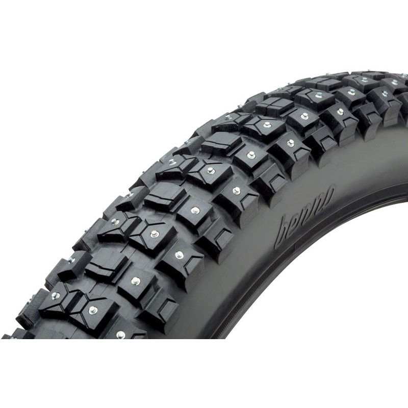 Benno Studded Snow Tire – 26 x 2.35″, Clincher, Wire, 306 Studs, Black P9008