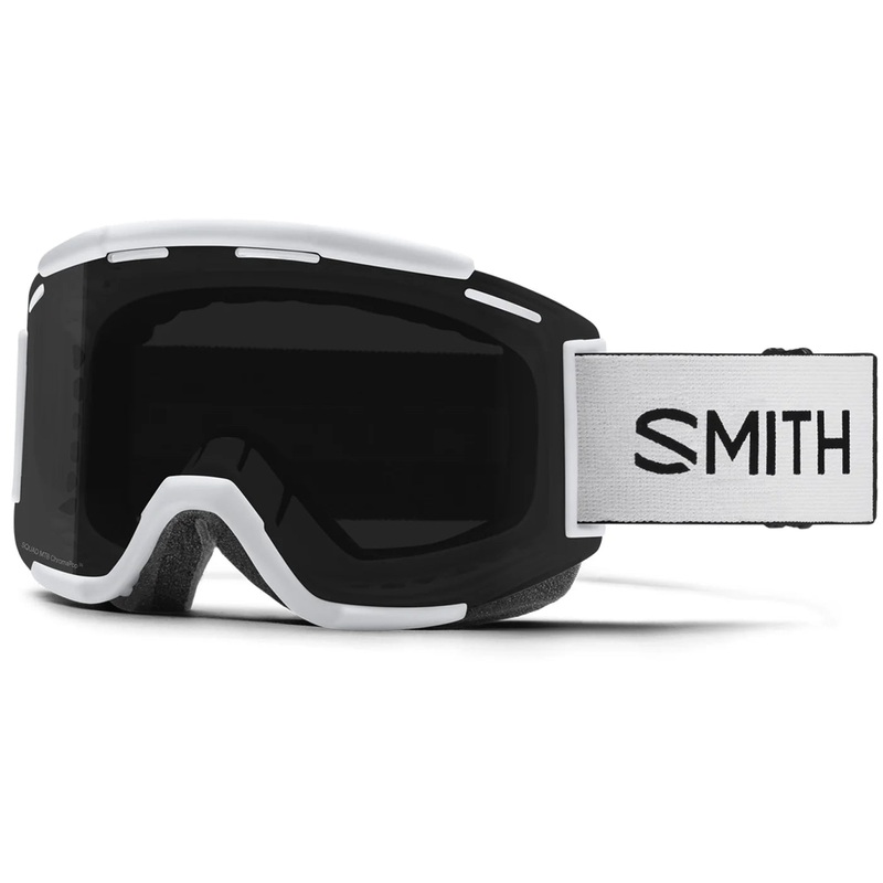 Smith Squad MTB Goggles Black ChromaPop Everyday Red Mirror