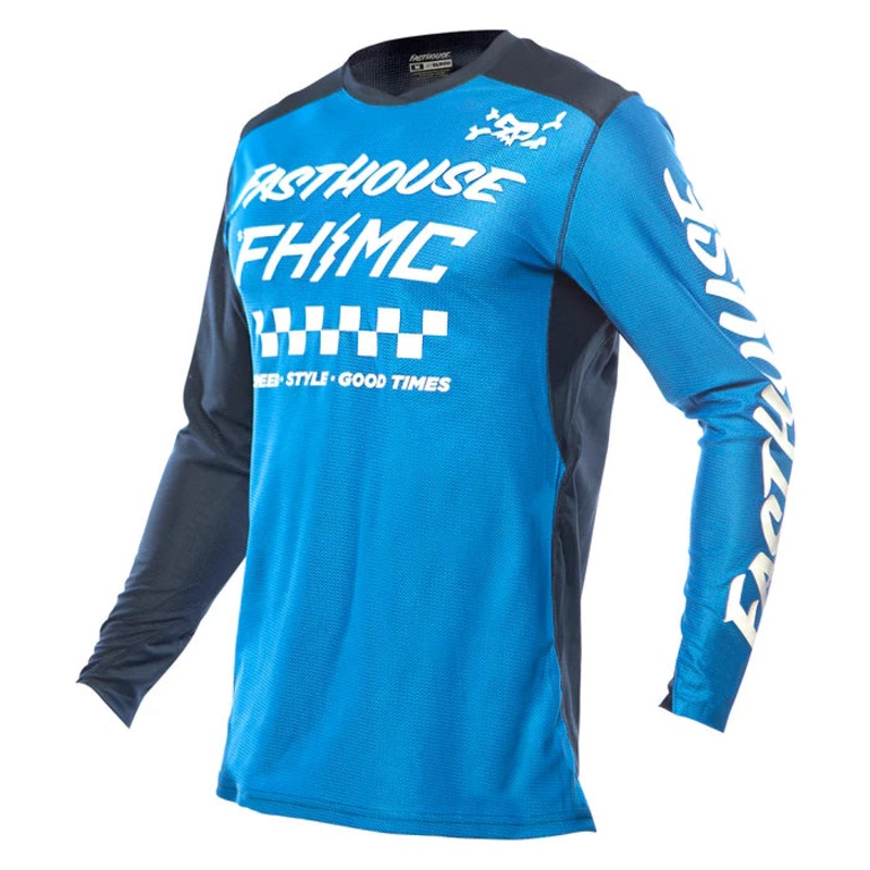 Fasthouse Air Cooled Elrod Glory Jersey – Electric Blue Electric Blue 3X-Large