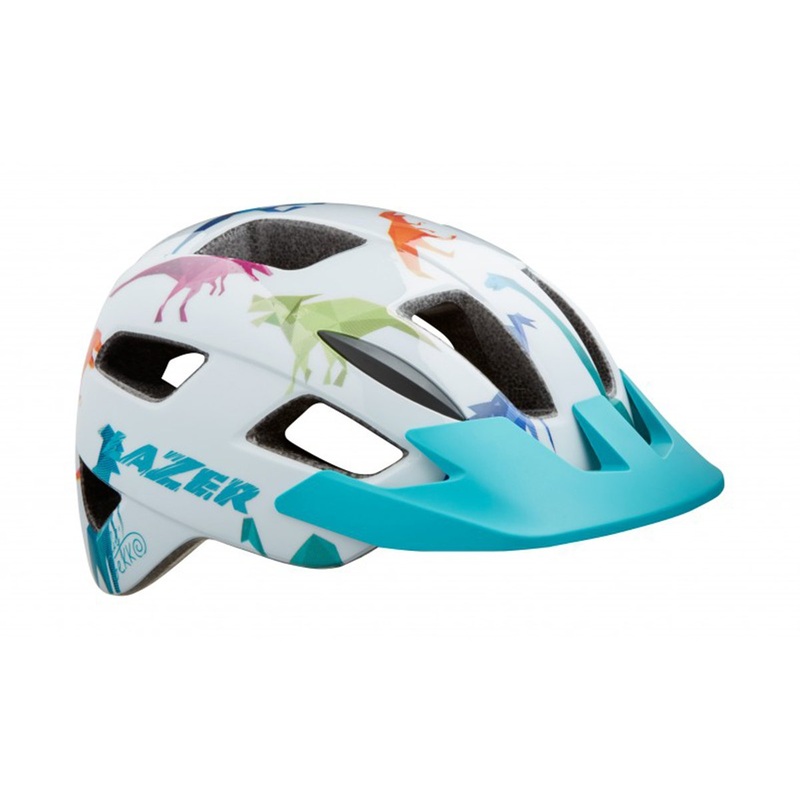 Lazer Lil Gekko MTB Helmet – Kids – White Dino – 2020 White Dino One Size