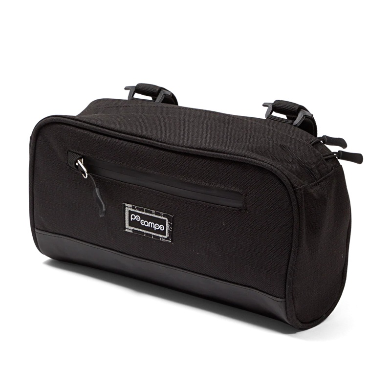 Po Campo Domino Handlebar Bag – Black Ripstop Black Ripstop