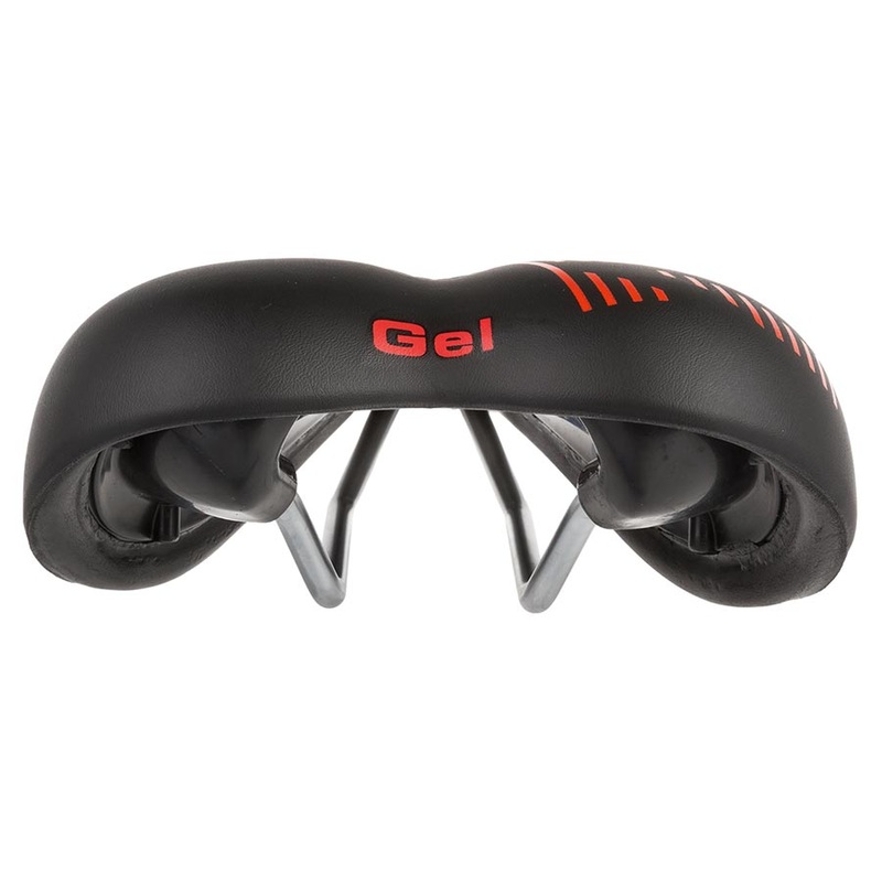 Bike Saddle Velo Plush Gel D1 267 x 168mm, 478g, Black