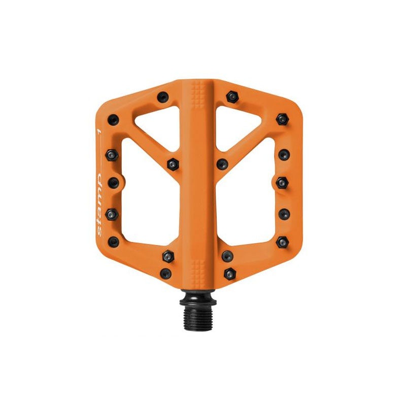 Crank Brothers Stamp 1 Platform Pedals – Orange Orange Small