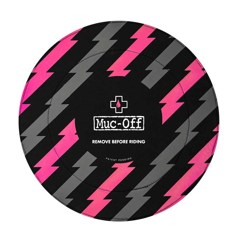 Muc-Off Disc Brake Covers Black/Pink