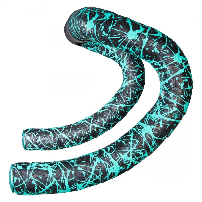 Supacaz Super Sticky Kush Bar Tape Splat Celeste Splat 2200mm
