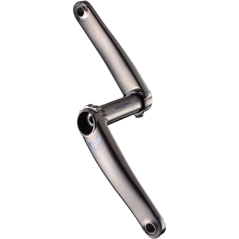 Cane Creek eeWings Mountain Titanium Crankset – 165mm 8-Bolt Direct Mount 30mm Spindle Brushed Titanium