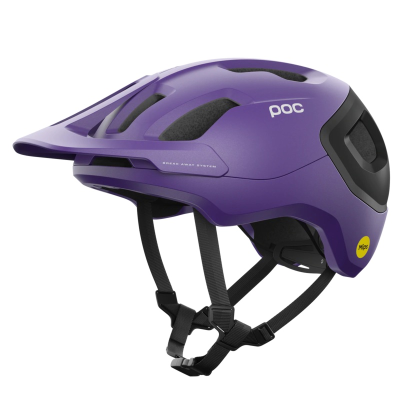 POC Axion Race MIPS MTB Helmet – Sapphire Purple-Uranium Black Metallic-Matt Sapphire Purple – Uranium Black Metallic – Matt X-Small