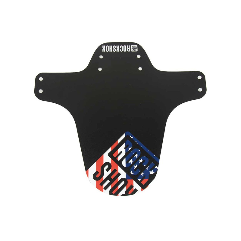 RockShox Universal MTB Flag Fender – USA Flag Black
