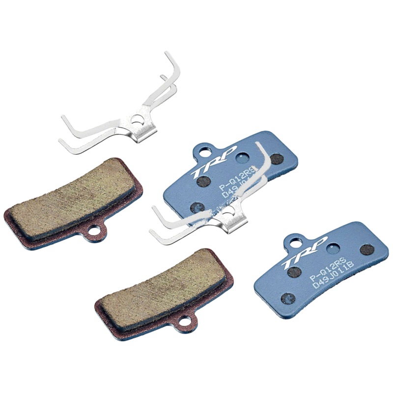 TRP P-Q12RS Resin Disc Brake Pads Bundle for 4-Piston & Tektro Orion Calipers | High-Performance Heat Stable Pads Pack