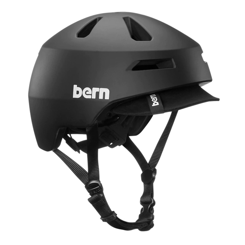 Bern Brentwood 2.0 Helmet with Visor – Matt Black Matt Black Small