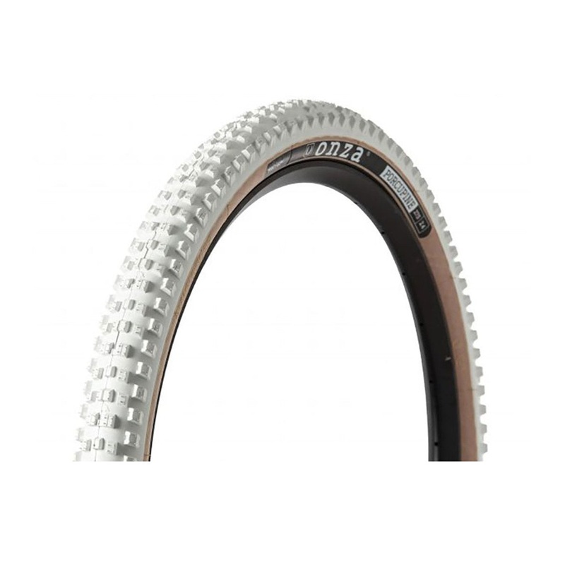 Onza Porcupine 29″ Folding MTB Tire – White White 2.4″ 60tpi