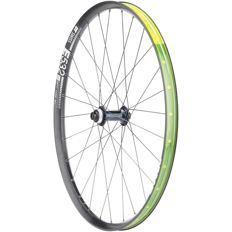 Quality Wheels Shimano SLX/DT E532 Front Wheel – 27.5″ 15 x 110mm Center-Lock BLK