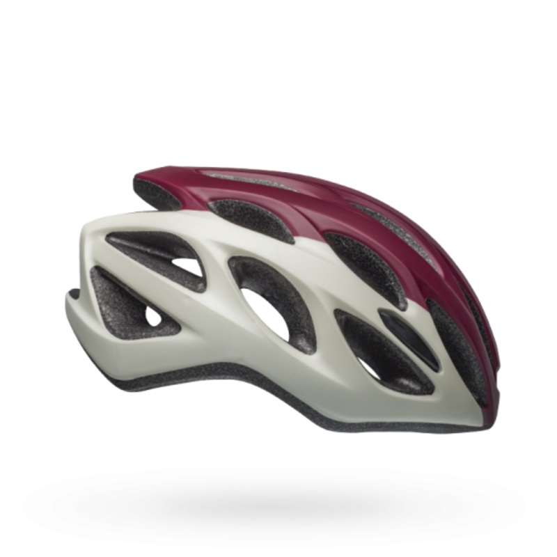 Bell Tempo Road Helmet – Womens – Virago Matt Maroon-Slate-Sand – 2019 Virago Matt Maroon – Slate – Sand Universal Womens Fit – 50-57cm