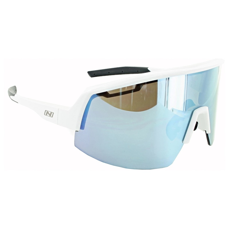 Optic Nerve Fixielux White Sunglasses with Blue Lens – Stylish Eye Protection for Cyclists