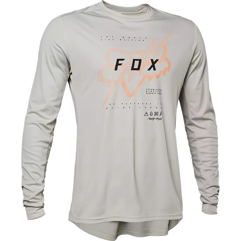 Fox Racing Ranger Long Sleeve MTB Jersey – Jectr – Vintage White Vintage White Small