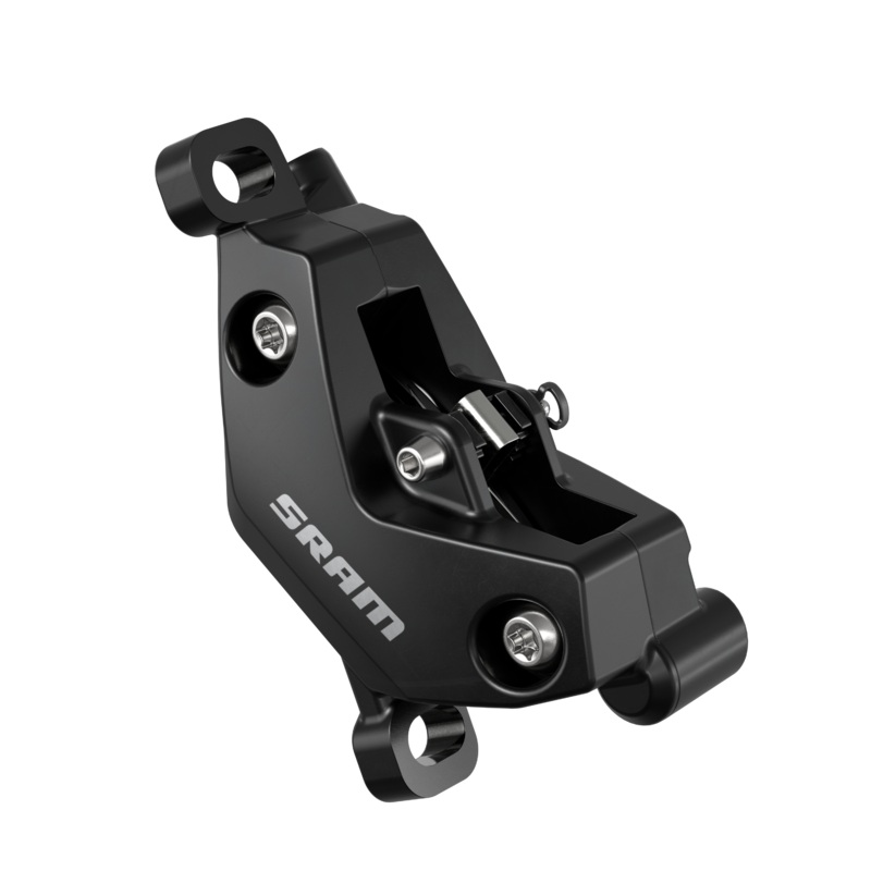 SRAM DB6 Disc Brake and Lever Set  Hydraulic 4-Piston Performance, Diffusion Black, Post Mount, Compatible with Eagle Transmission Front