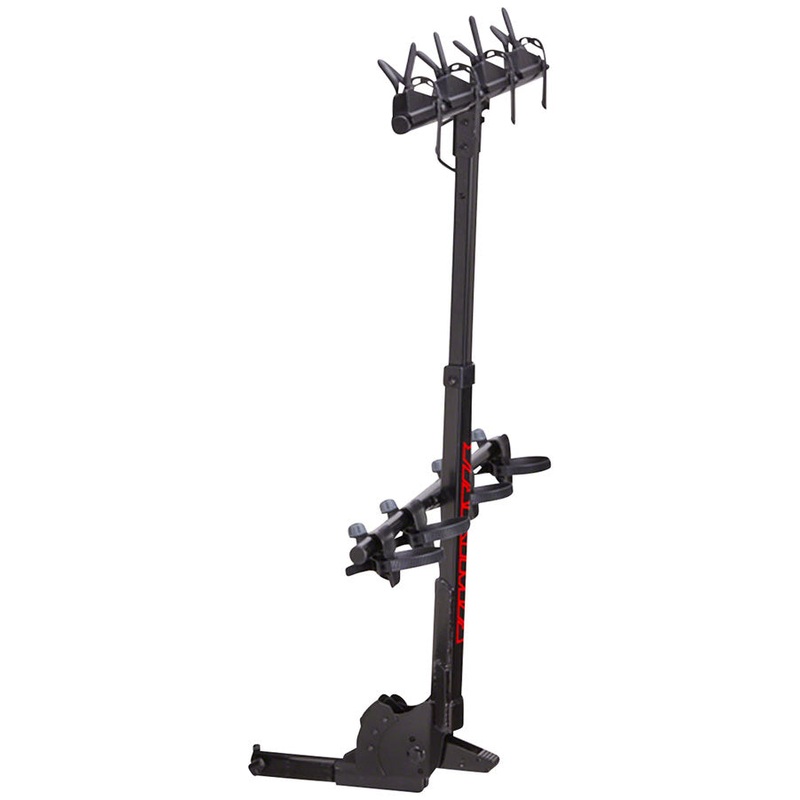 Yakima Hangover Hitch Bike Racks  Heavy-Duty Steel Vertical Bike Carriers for 4 & 6 Bikes, 2″ Hitch, Tilt-Accessible, Secure & Space-Saving 4