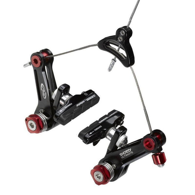 Avid Shorty Ultimate Cantilever Cyclocross Brake – Rear – Black Black