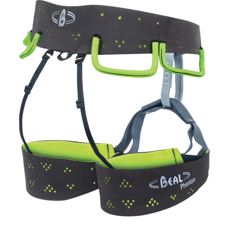 Beal Recycled Polyester Climbing Harness  Lightweight, Breathable, Technology-Driven Sport Harness with Multiple Gear Loops & Comfort Fit XLARGE