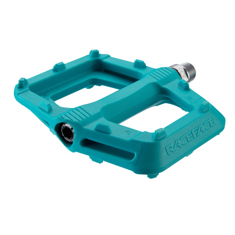 Race Face Ride Flat Pedals – Turquoise Turquoise