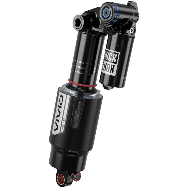 RockShox Vivid Ultimate RC2T Rear Shock – 205 x 62.5mm Vivid Air, 1 Token, Reb25/Comp34, Trunnion, C1