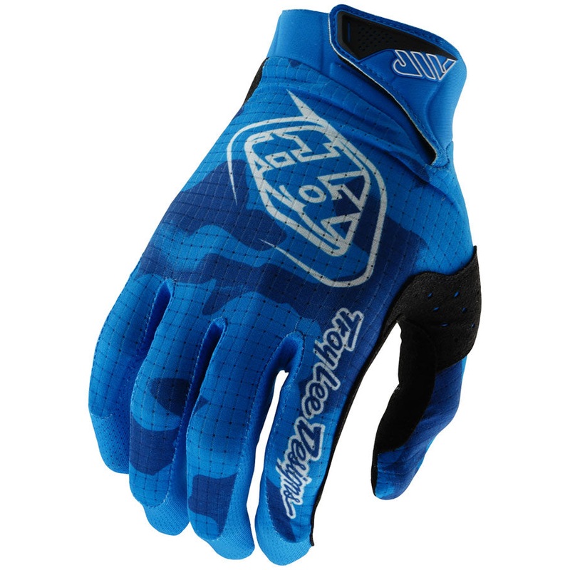 Troy Lee Designs Air Glove  Blotted Bright Blue, X-Large
