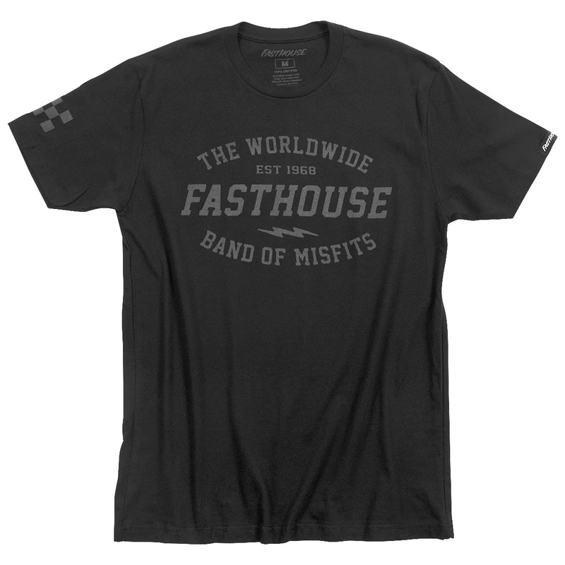 Fasthouse Coalition Tee – Black Black Small