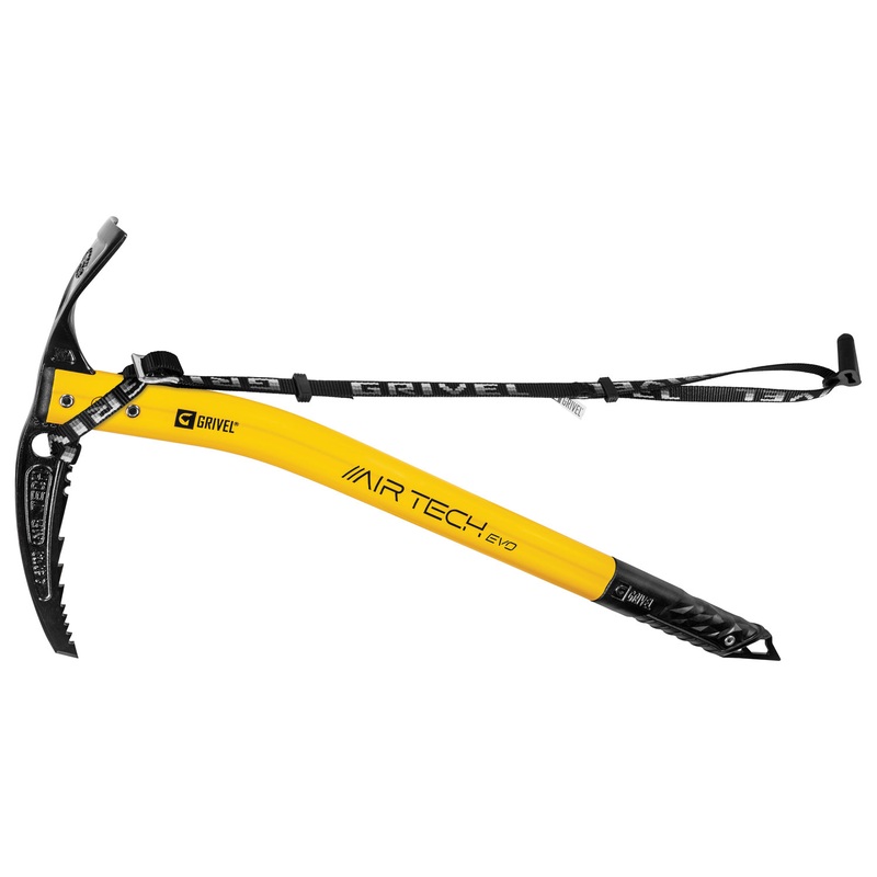 Grivel Air Tech Evo T 58 Ice Axe with Leash and Adze – Yellow