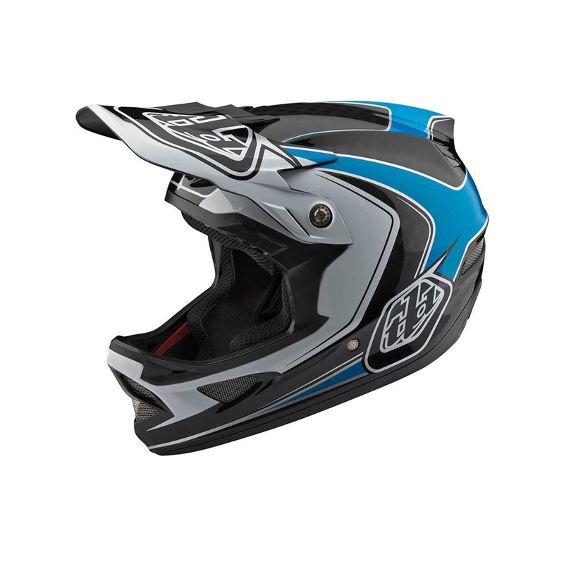 Troy Lee Designs D3 Carbon MIPS Full Face Helmet – Mirage – Ocean – 2018 Mirage Ocean – NLM Medium