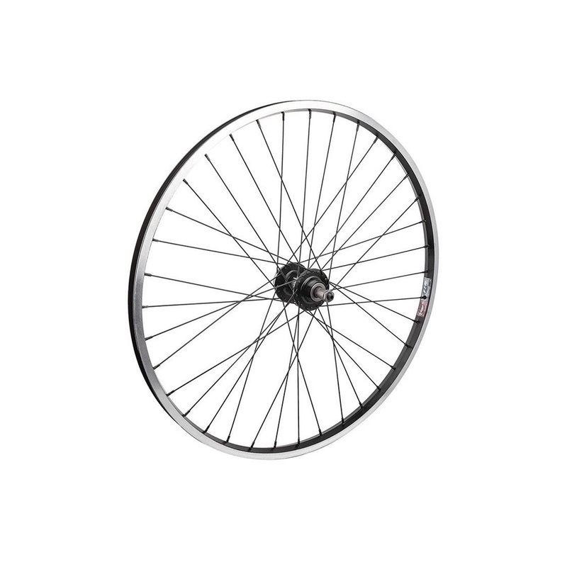 WheelMaster 26″ Alloy Disc Single Wall MTB Wheel – Rear – Black Black 9mm QR – 36h – 5/6/7 Speed Freewheel