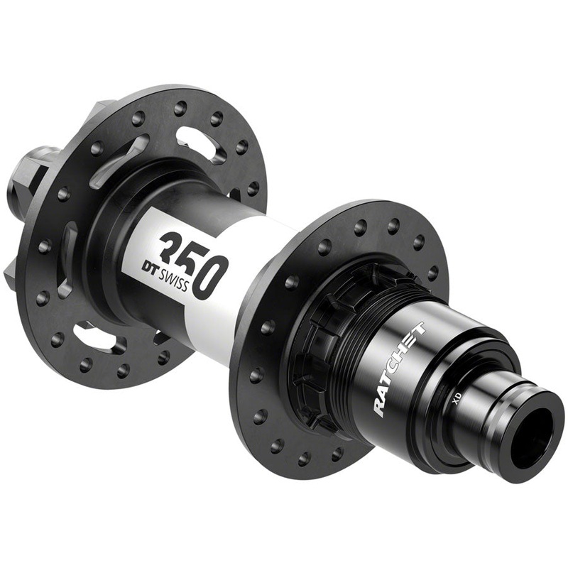 DT Swiss 350 Rear Hub – 12 x 142mm, 6-Bolt, XD, Black, 28H, 36pt