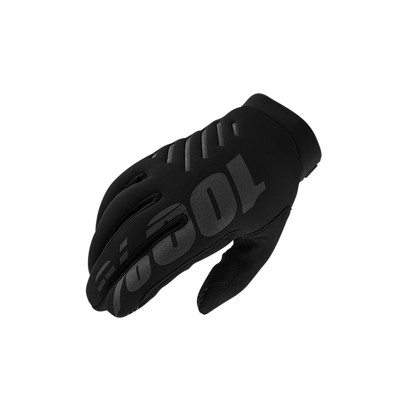 Glove 100% Brisker Women Medium Black