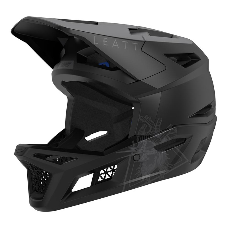 Mountain Bike Helmet Leatt MTB Gravity 4.0 Men Full Face , Stealth, S, 55-56cm