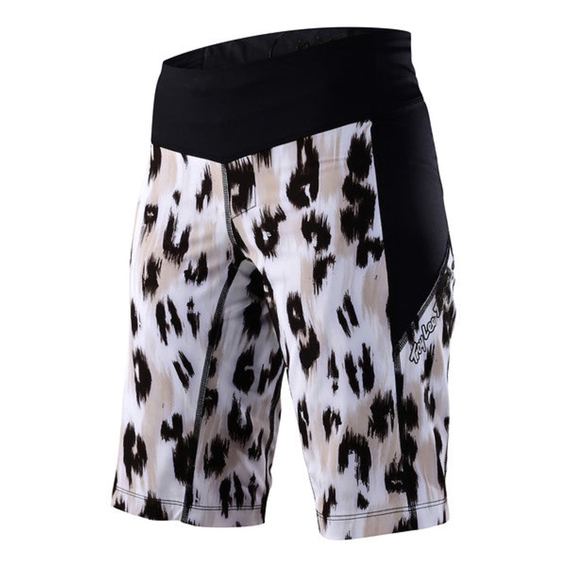 Troy Lee Designs Luxe Short – Shell – Womens – Wild Cat – White – 2023 White X-Small